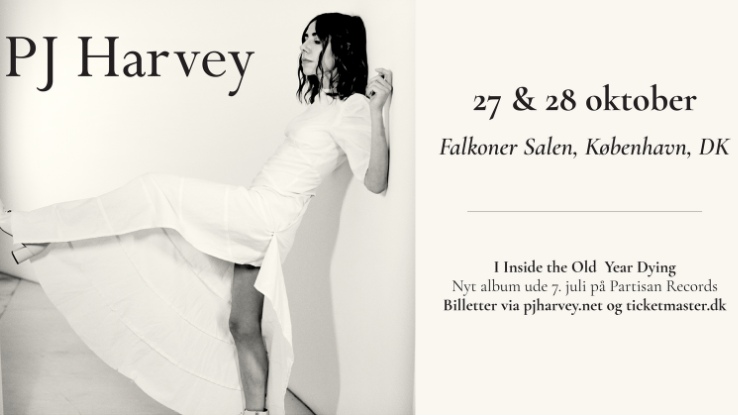 Indierock-ikonet PJ Harvey gæster Falkoner Salen med to koncerter til efteråret